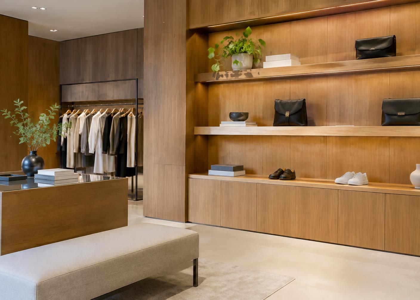 Retail Stores interior finished with materials from Plywood Point