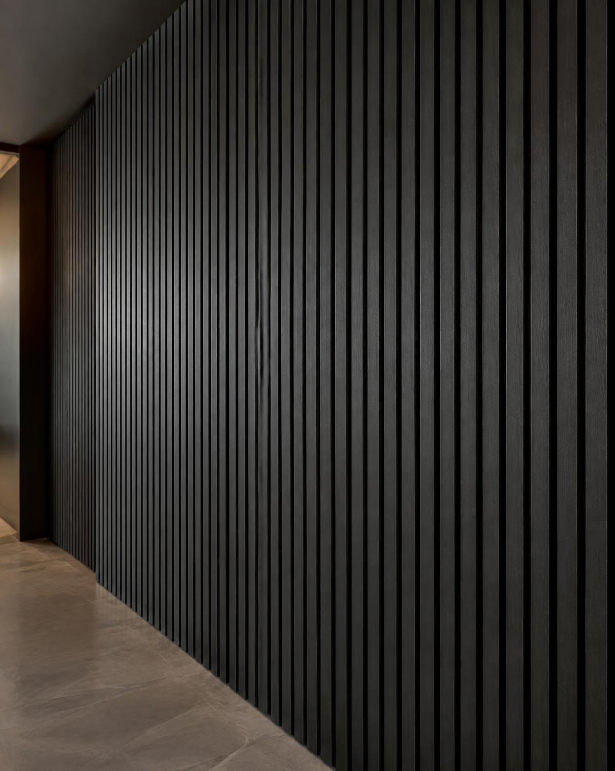 Charcoal Panels at Plywood Point, Thane